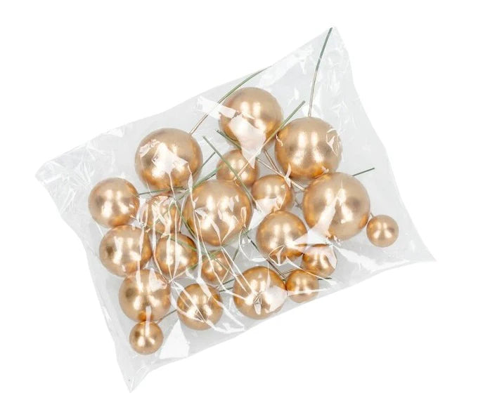 Ballons Bubbles Einstecker 20 Stk. Gold
