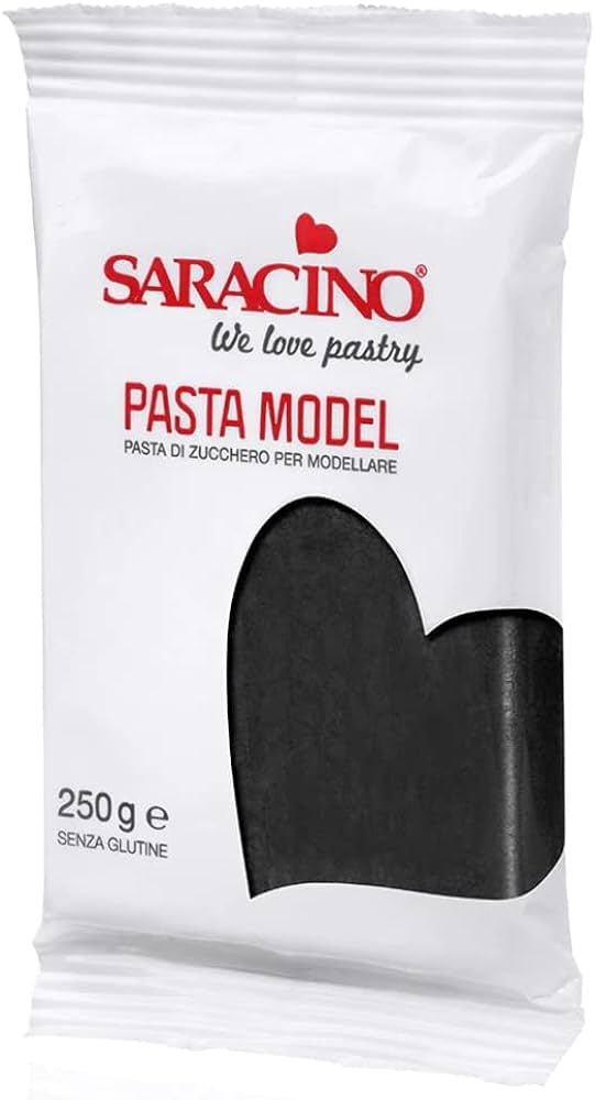 Saracino Modellierpaste Schwarz 250 g