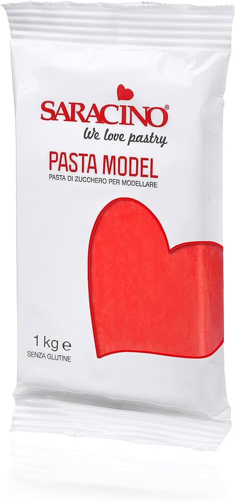 Saracino Modellierpaste Rot 250 g