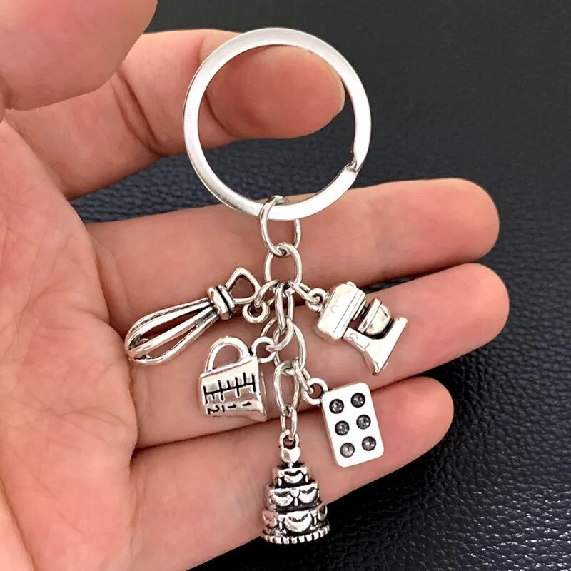 Schlüssselanhänger Backset Silber