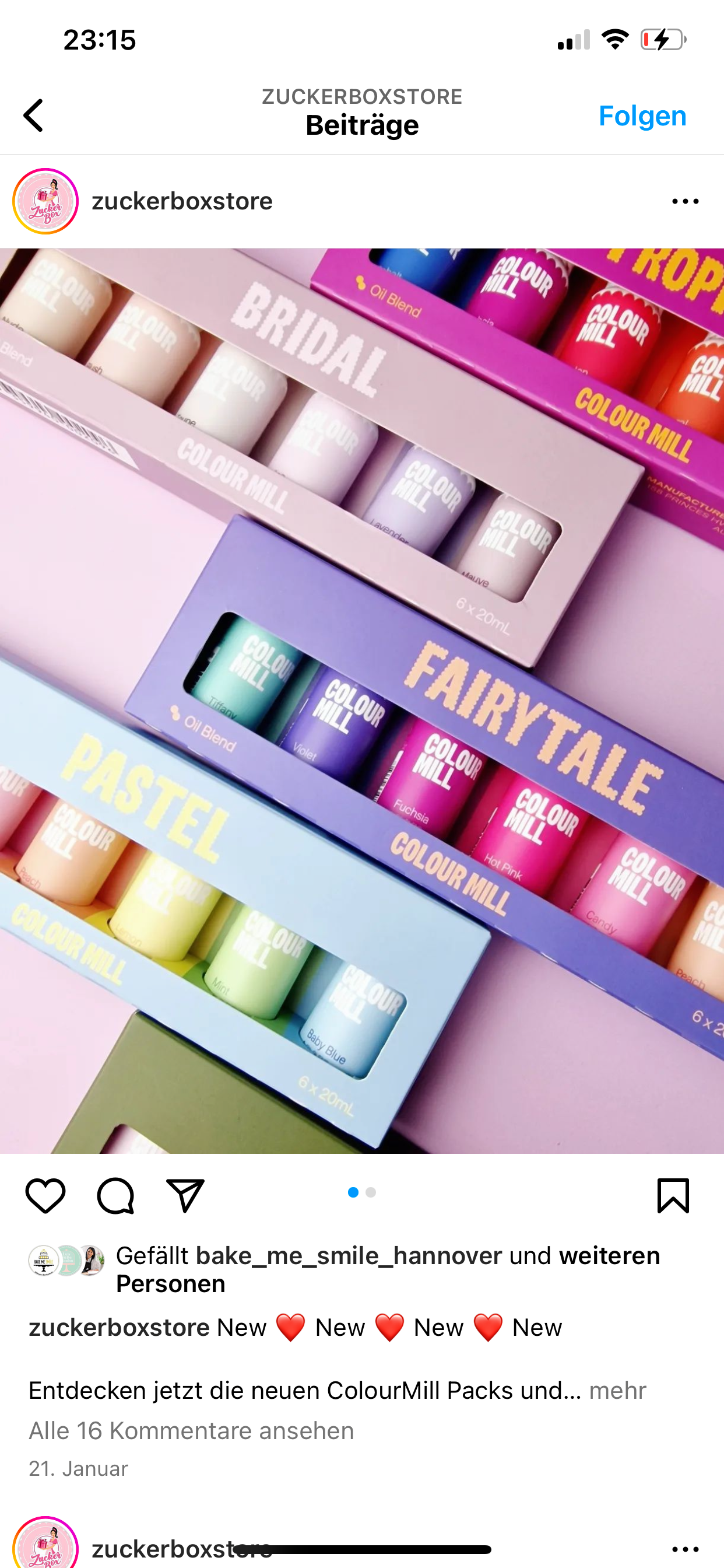 Colour Mill 20 ml (ölbasiert)