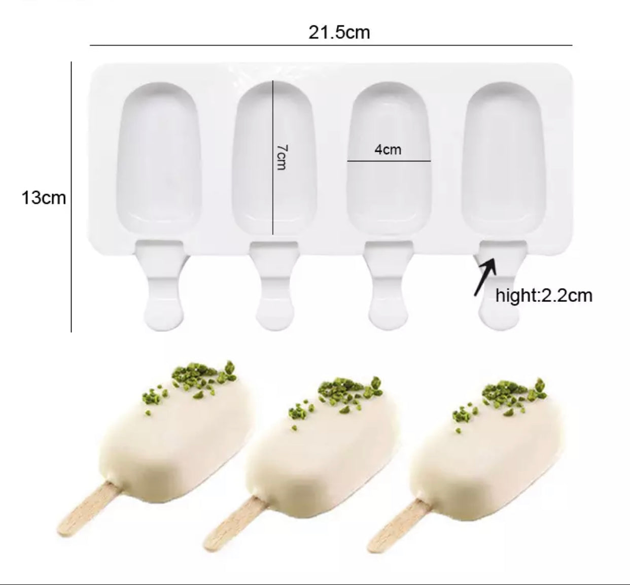Cake Sicle Form ‚Magnum‘