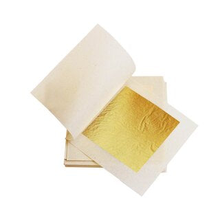 Blattgold 5 x 5 cm - 10 Blatt
