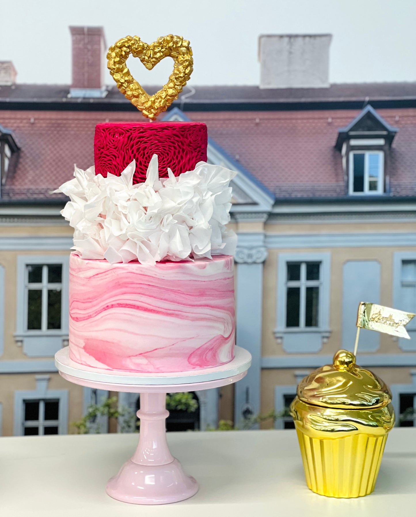 Silikonform Rose Rüschen gr.