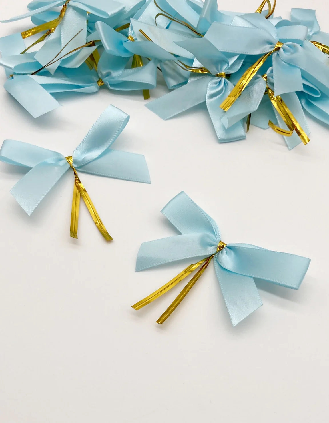 Schleifen Baby Blau (10 St.)