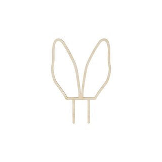 Cake Toppers Hasenohren (Holz)