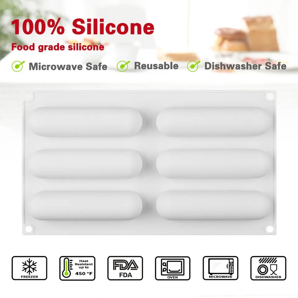 Lange Streifen Silikonform