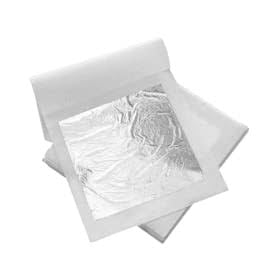 Blattsilber 6 x 6 cm - 10 Blatt