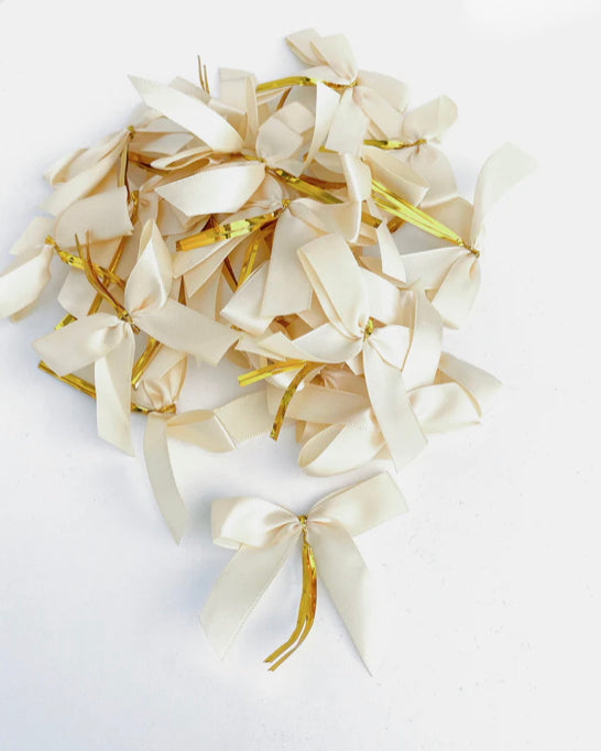 Schleifen Ivory (10 St.)