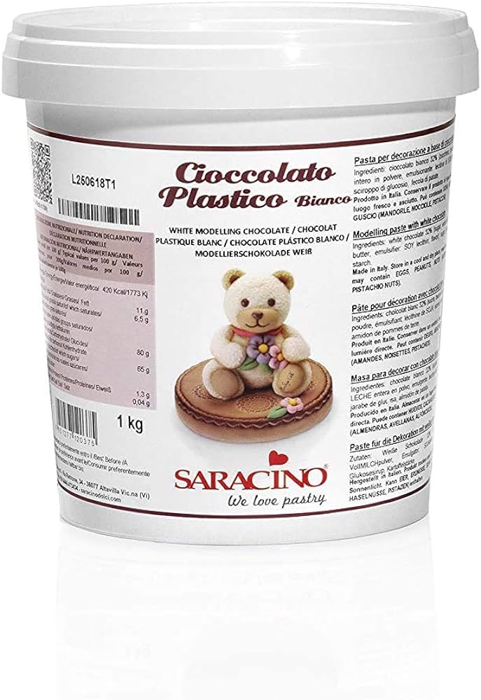 Saracino weiße Modellier- Schokolade 1 kg
