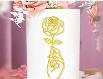 Cake Toppers Rose mit Hand