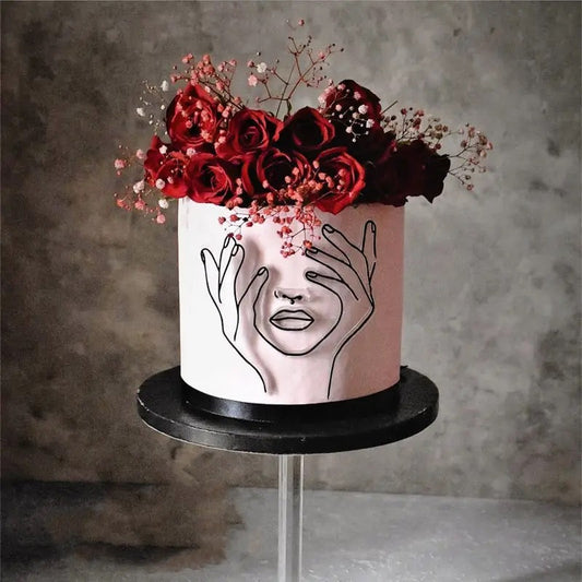 Cake Toppers Face with hands