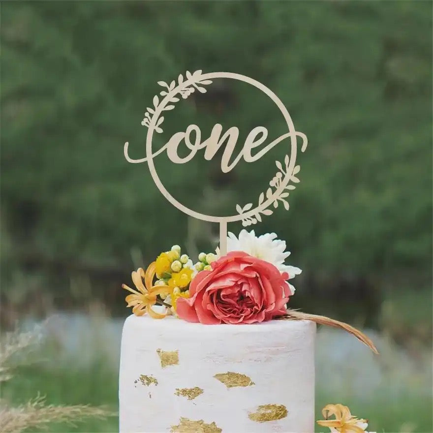 Cake Toppers One (Holz)